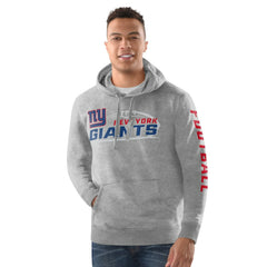 New York Giants Starter Vintage Pullover Hoodie - Heather Gray online