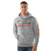 Denver Broncos Starter Vintage Pullover Hoodie - Heather Gray online