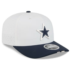 Dallas Cowboys New Era 2025 NFL Training Camp 9SEVENTY Adjustable Hat - White/Navy online