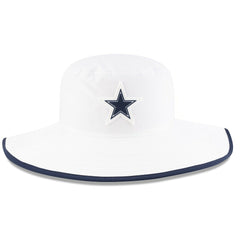 Dallas Cowboys New Era 2025 NFL Training Camp Panama Bucket Hat - White online
