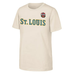 St. Louis Blues Youth 2025 NHL Winter Classic Primary Logo T-Shirt - Tan T-shirts
