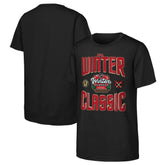 Chicago Blackhawks Youth 2025 NHL Winter Classic Game Day T-Shirt - Black T-shirts