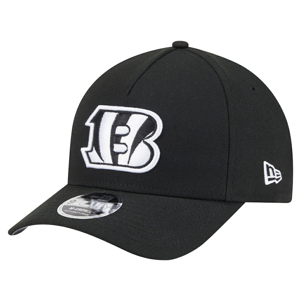 Cincinnati Bengals New Era Team Collection 9FORTY M-Crown A-Frame Adjustable Hat - Black discount
