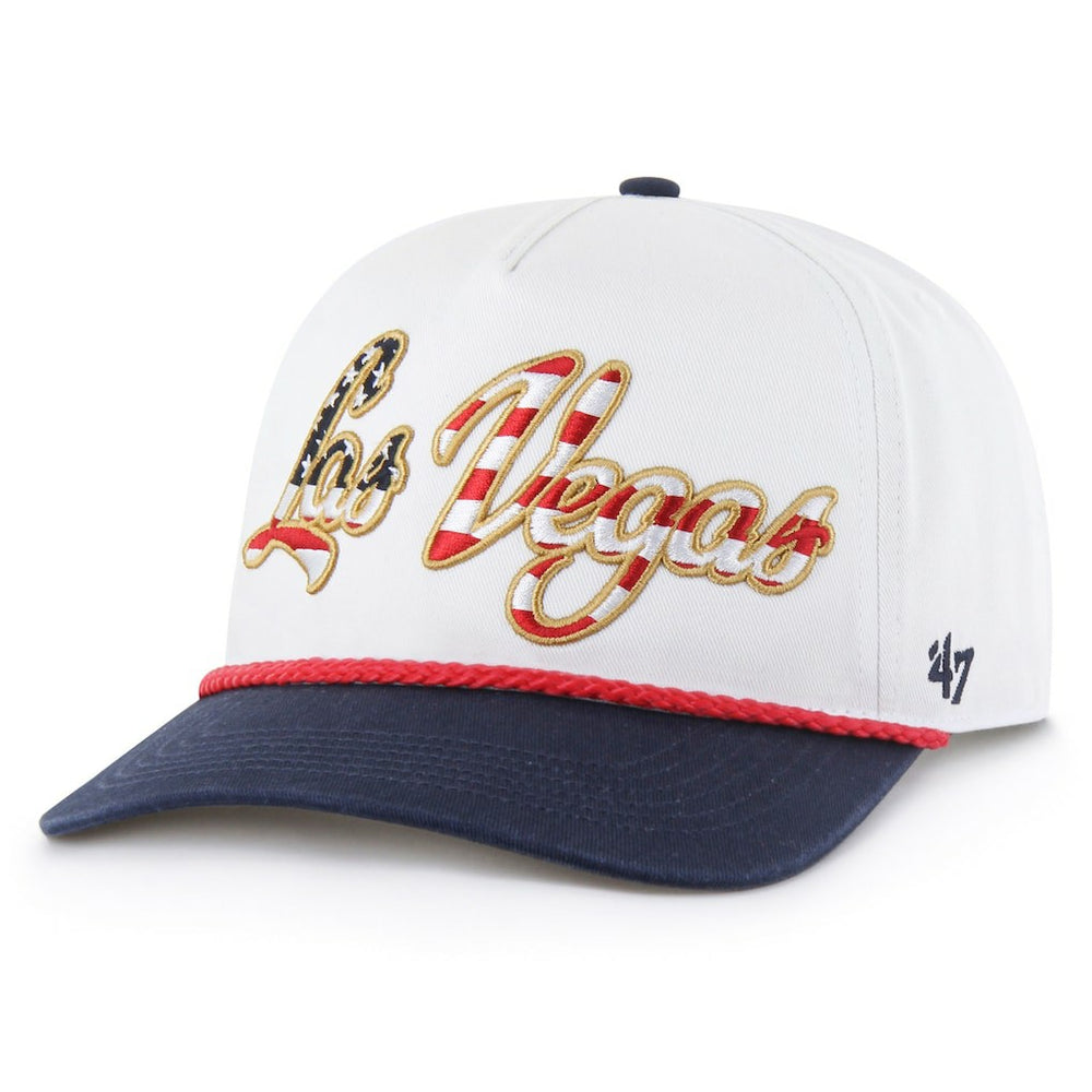 Las Vegas Raiders '47 Patriotic Overhand Hitch Adjustable Hat - White online