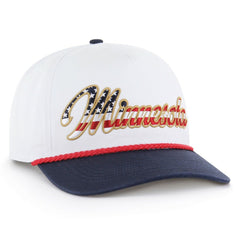Minnesota Vikings '47 Patriotic Overhand Hitch Adjustable Hat - White for sale