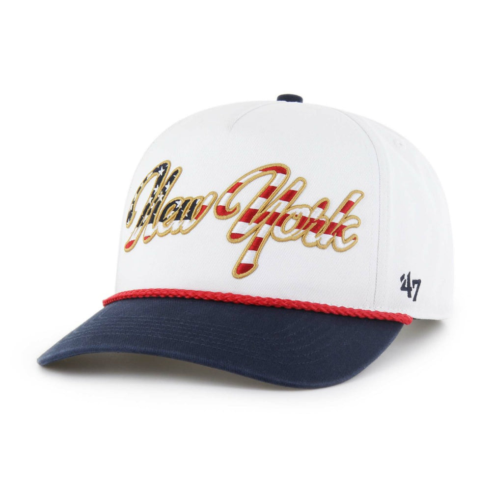 New York Jets '47 Patriotic Overhand Hitch Adjustable Hat - White discount