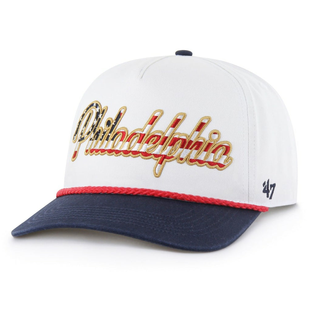 Philadelphia Eagles '47 Patriotic Overhand Hitch Adjustable Hat - White sale