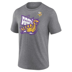 Minnesota Vikings Hot Route Tri-Blend T-Shirt - Heather Gray on sale