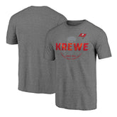 Tampa Bay Buccaneers Hot Route Tri-Blend T-Shirt - Heather Gray outlet