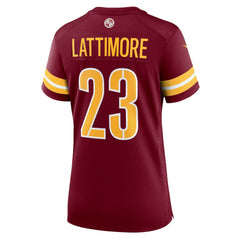 Marshon Lattimore Washington Commanders Women's Team Game Jersey - Burgundy discount
