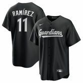 José Ramírez Cleveland Guardians Replica Player Jersey Black