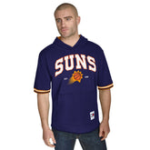 Phoenix Suns Tommy Jeans Paul French Terry Short Sleeve Pullover Hoodie - Purple for sale