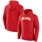 Atlanta Hawks Wordmark Pullover Hoodie - Red sale