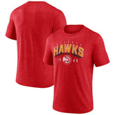Atlanta Hawks Backboard Tri-Blend T-Shirt - Red cheap