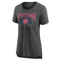 Detroit Pistons Women's Selection Tri-Blend T-Shirt sale - Gray sale