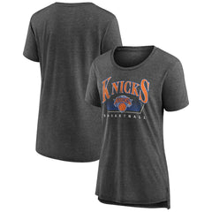 New York Knicks Women's Selection Tri-Blend T-Shirt - Gray shop