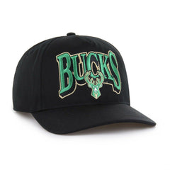 Milwaukee Bucks '47 Every Time Past Champs Hitch Adjustable Hat - Black shop