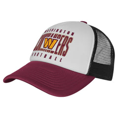 Washington Commanders Youth Essentials Trucker Adjustable Hat - White/Burgundy on sale