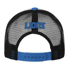 Detroit Lions Youth Essentials Trucker Adjustable Hat - White/Blue online