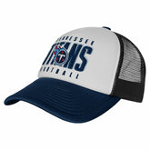 Tennessee Titans Youth Essentials Trucker Adjustable Hat - White/Navy on sale