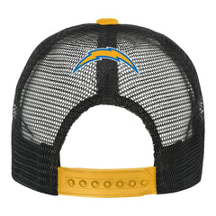 Los Angeles Chargers Youth Modern Fan Trucker Adjustable Hat - White/Gold for sale