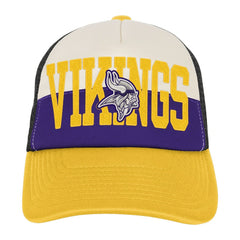 Minnesota Vikings Youth Modern Fan Trucker Adjustable Hat - White/Gold outlet