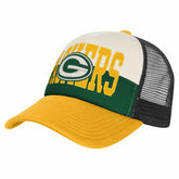 Green Bay Packers Youth Modern Fan Trucker Adjustable Hat - White/Gold outlet