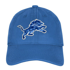 Detroit Lions Outerstuff Girls Youth Gridiron Adjustable Hat - Blue outlet