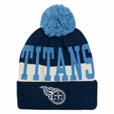 Tennessee Titans Outerstuff Youth Modern Fan Cuffed Knit Hat with Pom - Navy cheap