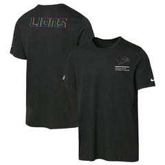 Detroit Lions Youth 2025 NFL Crucial Catch Tri-Blend Dri-FIT T-Shirt - Black cheap