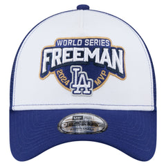 Freddie Freeman Los Angeles Dodgers 2024 World Series MVP 9FORTY Adjustable Hat White