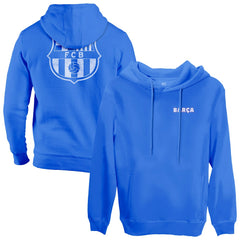 Barcelona 1863FC Wordmark Fleece Pullover Hoodie - Blue outlet