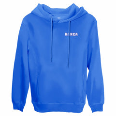 Barcelona 1863FC Wordmark Fleece Pullover Hoodie - Blue outlet