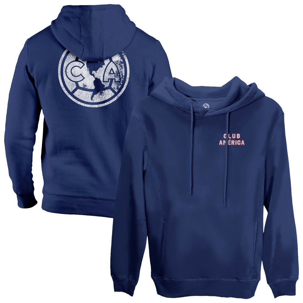 Club America 1863FC Wordmark Fleece Pullover Hoodie - Navy sale