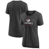 Arizona Cardinals Women's Vintage Arch Tri-Blend T-Shirt - Charcoal online