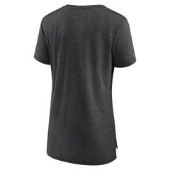 Pittsburgh Steelers Women's Vintage Arch Tri-Blend T-Shirt - Charcoal cheap