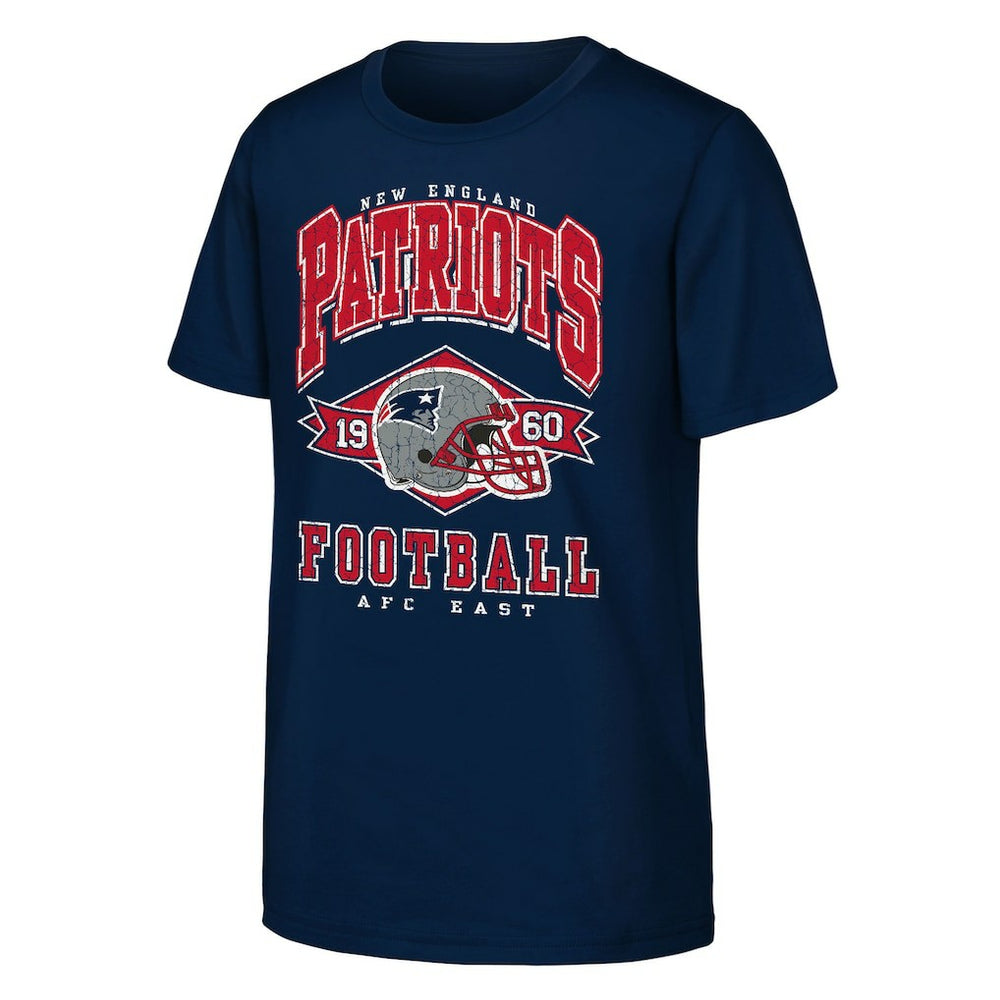 New England Patriots Outerstuff Youth Kick Off T-Shirt - Navy on sale