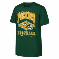 Green Bay Packers Outerstuff Youth Kick Off T-Shirt - Green for sale
