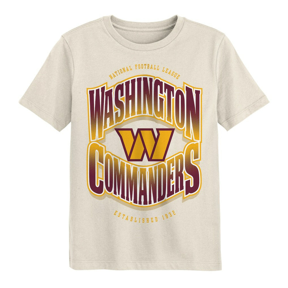 Washington Commanders Outerstuff Youth Huddle T-Shirt - Cream sale