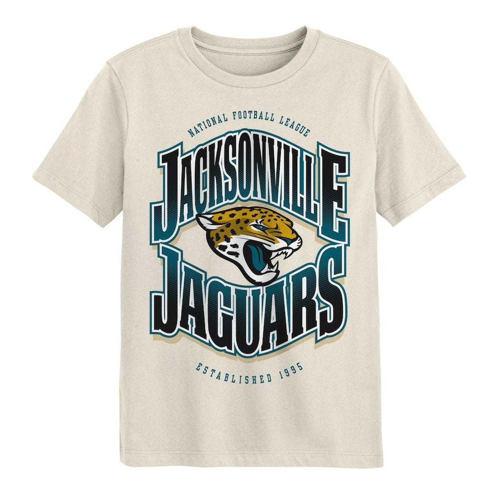 Jacksonville Jaguars Outerstuff Youth Huddle T-Shirt - Cream for sale