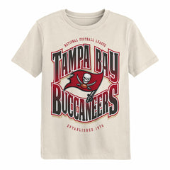 Tampa Bay Buccaneers Outerstuff Youth Huddle T-Shirt - Cream cheap