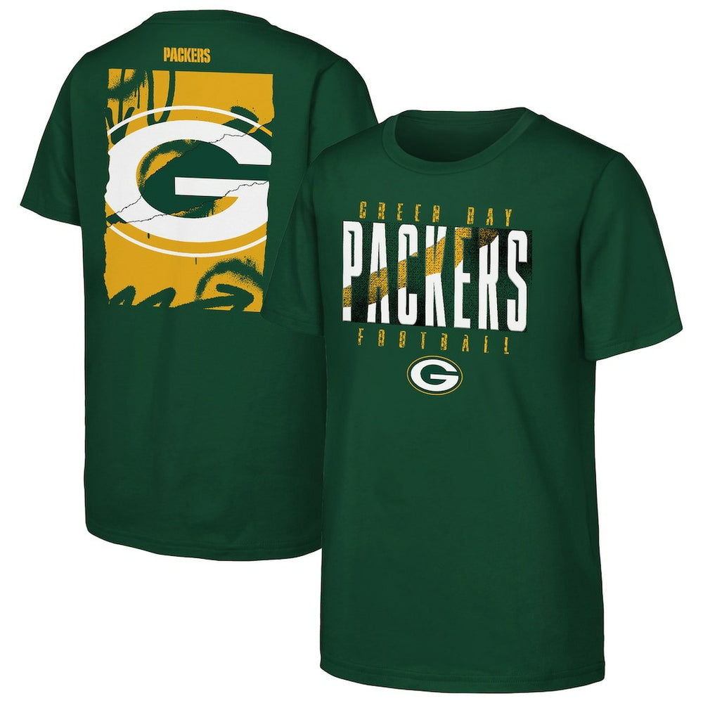 Green Bay Packers Outerstuff Youth Posterize T-Shirt - Green sale