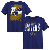 Baltimore Ravens Outerstuff Preschool Posterize T-Shirt - Purple on sale