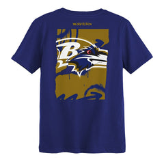 Baltimore Ravens Outerstuff Preschool Posterize T-Shirt - Purple on sale