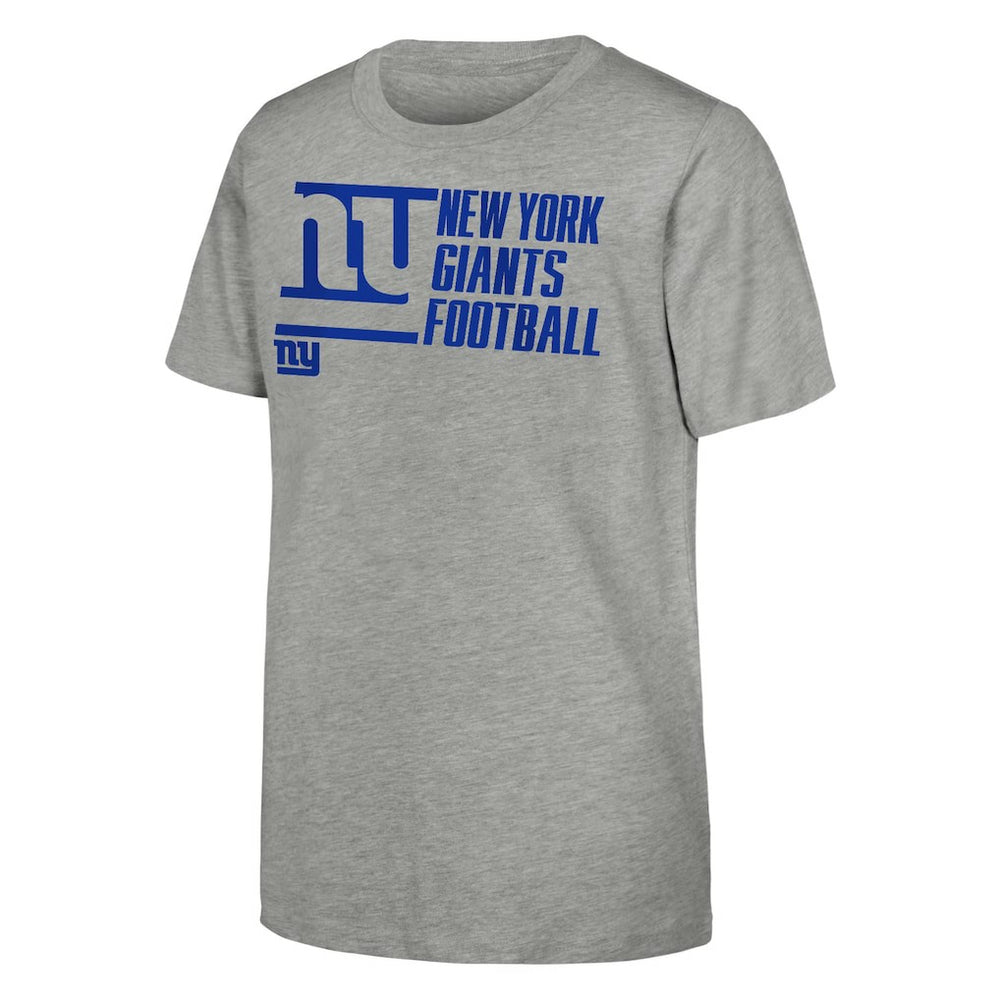 New York Giants Outerstuff Youth Post Game T-Shirt - Heather Gray on sale