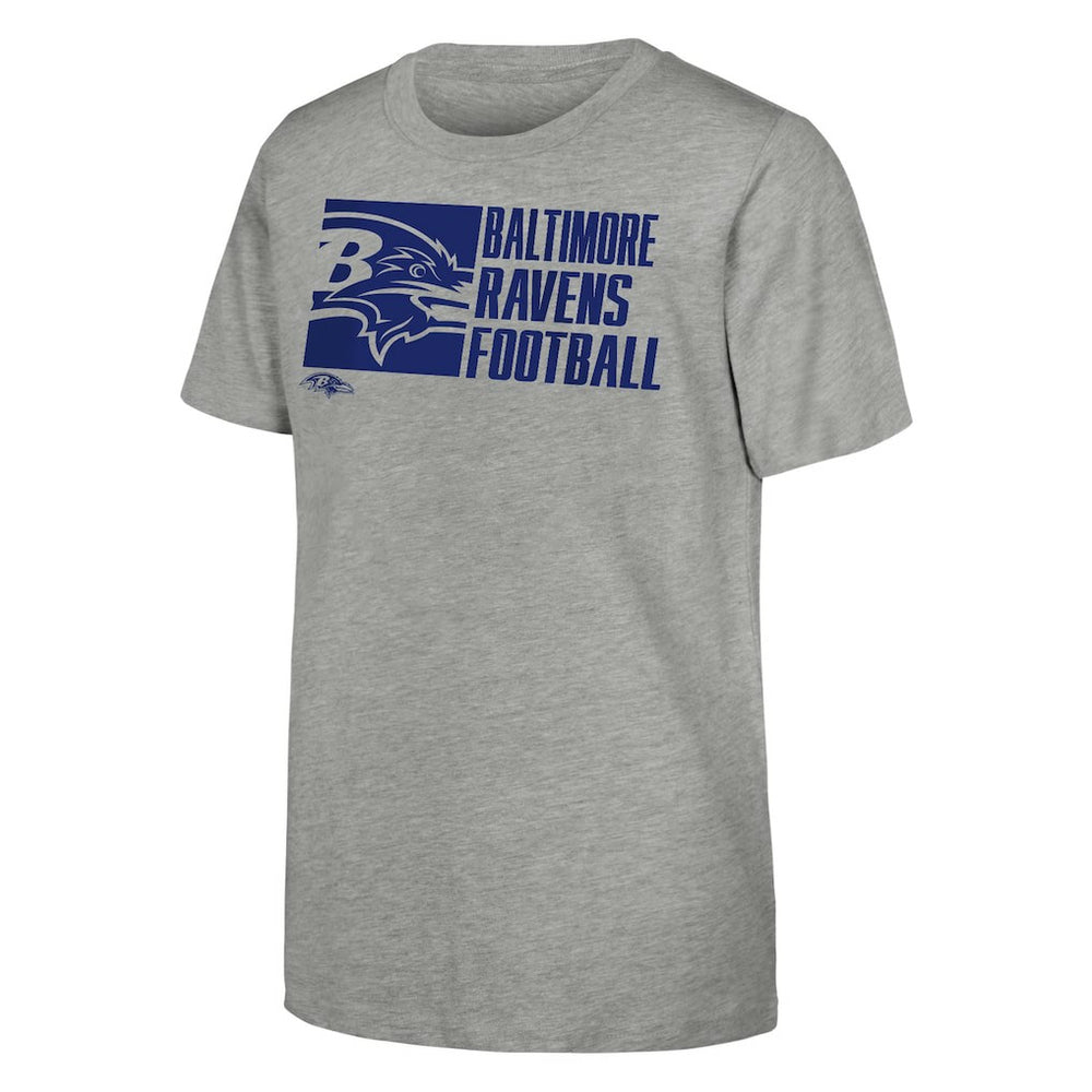 Baltimore Ravens Outerstuff Youth Post Game T-Shirt - Heather Gray online