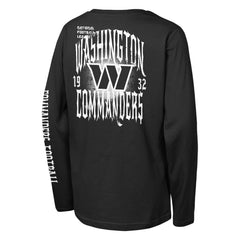 Washington Commanders Outerstuff Youth Rumble Long Sleeve T-Shirt - Black sale