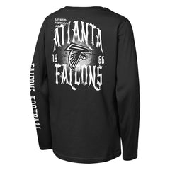 Atlanta Falcons Outerstuff Youth Rumble Long Sleeve T-Shirt - Black on sale