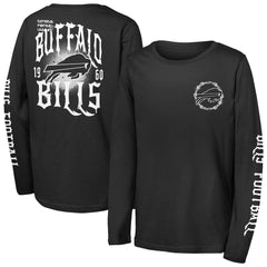 Buffalo Bills Outerstuff Youth Rumble Long Sleeve T-Shirt - Black discount