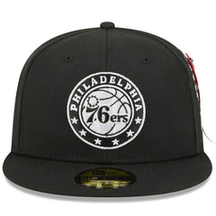 Philadelphia 76ers x Alpha Industries 59FIFTY Fitted Hat - Black discount